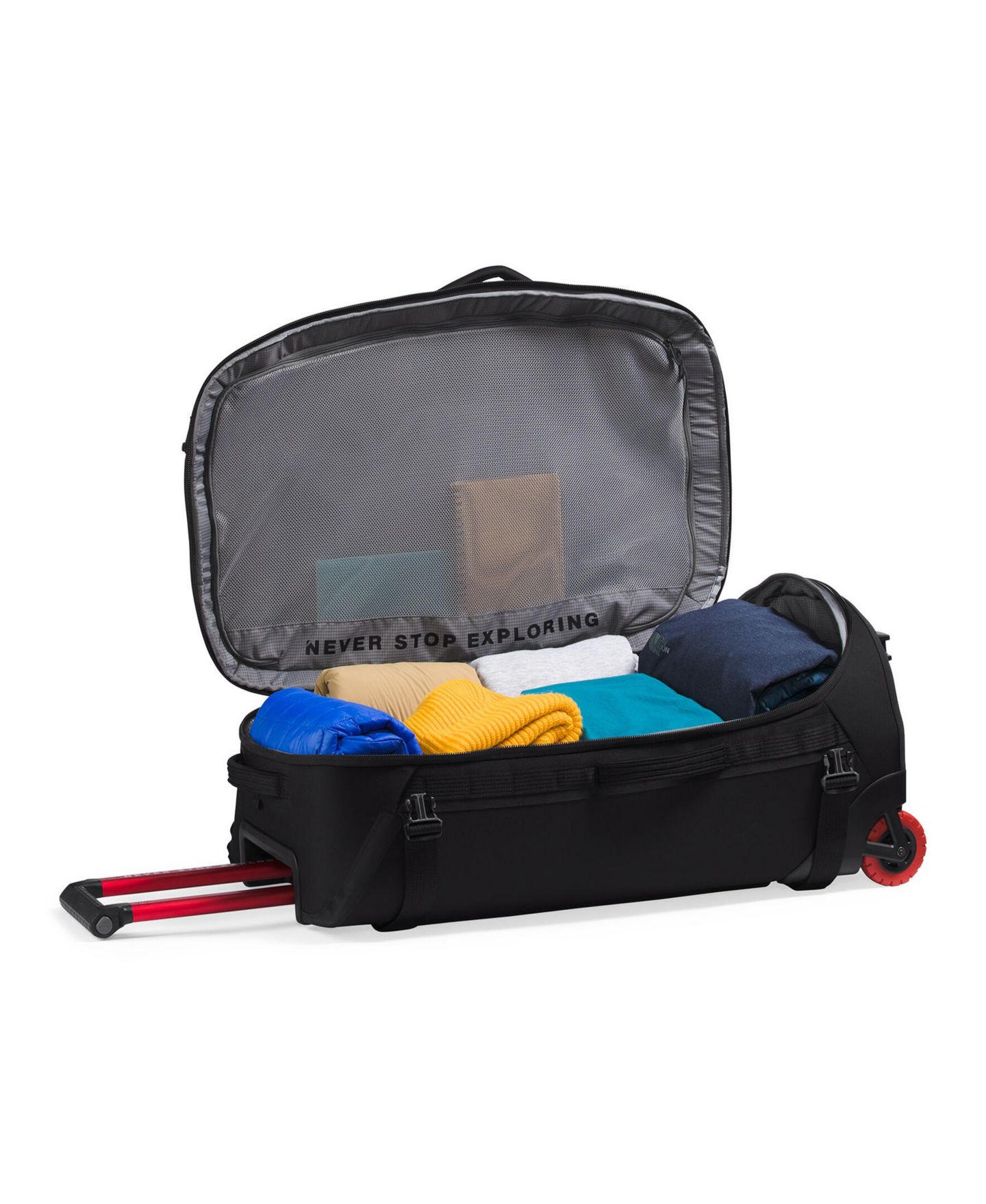 Мужская сумка The North Face Base Camp Rolling Thunder 28, цвет: Чёрный — фото 4