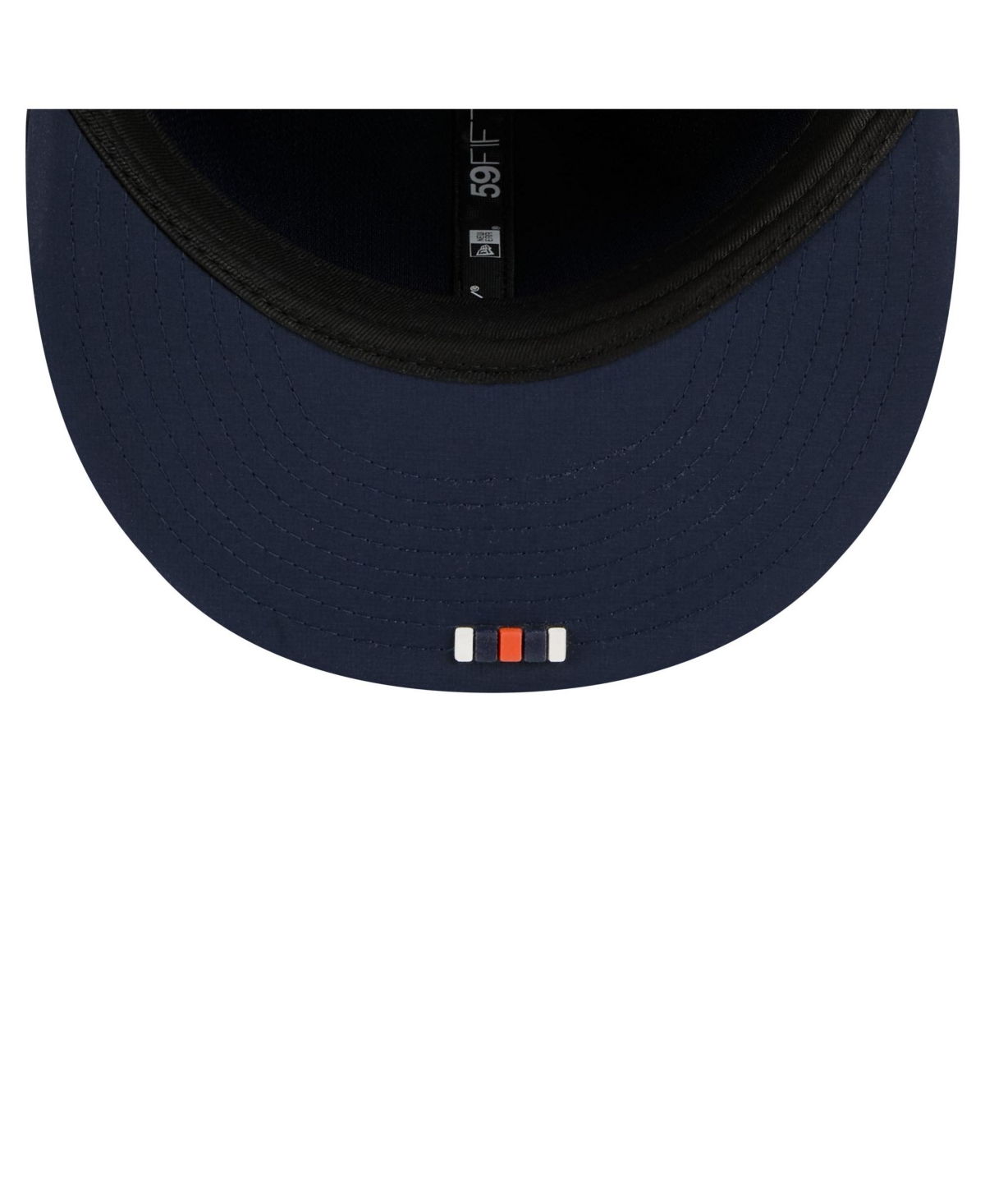 New Era Men's Navy Chicago Bears 2025 Sideline 59fifty Fitted Hat In Blue