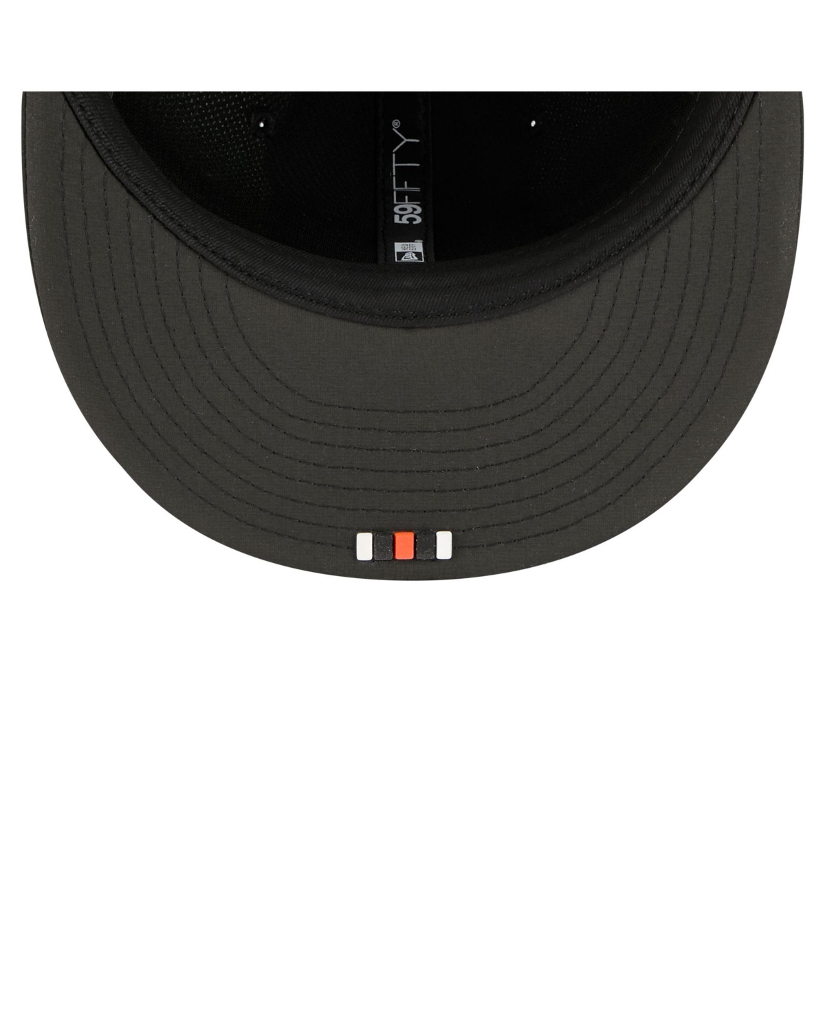 New Era Men's Black Cincinnati Bengals 2025 Sideline 59fifty Fitted Hat In Black
