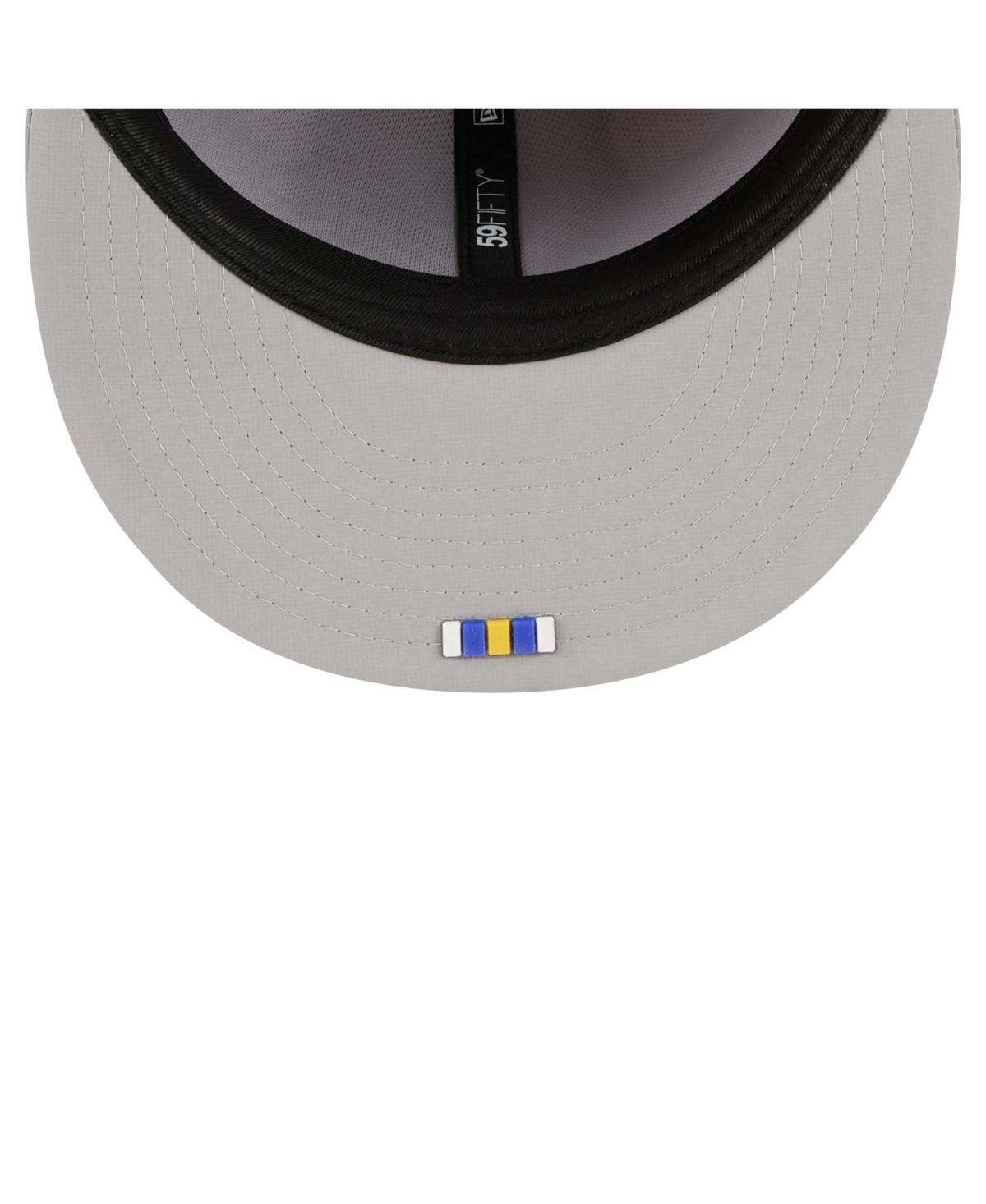 New Era Men's Gray Los Angeles Rams 2025 Sideline 59FIFTY Fitted Hat