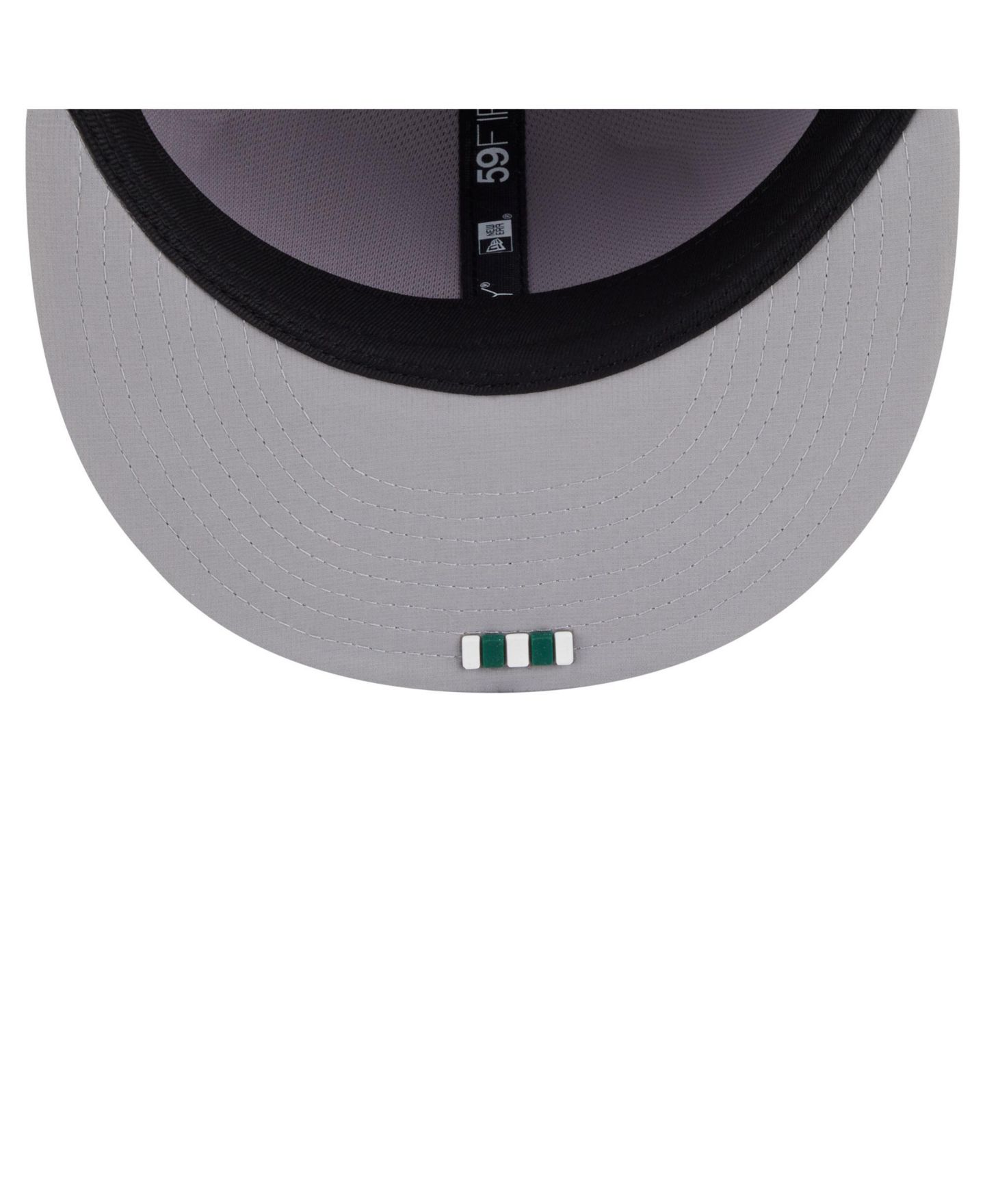 Мужская кепка New Era Gray New York Jets 2025 Sideline 59FIFTY Fitted Hat — фото 2