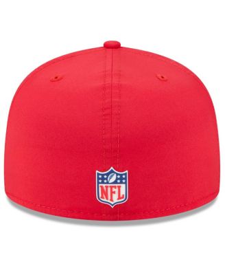 Men's Red Kansas City Chiefs 2025 Sideline 59FIFTY Fitted Hat