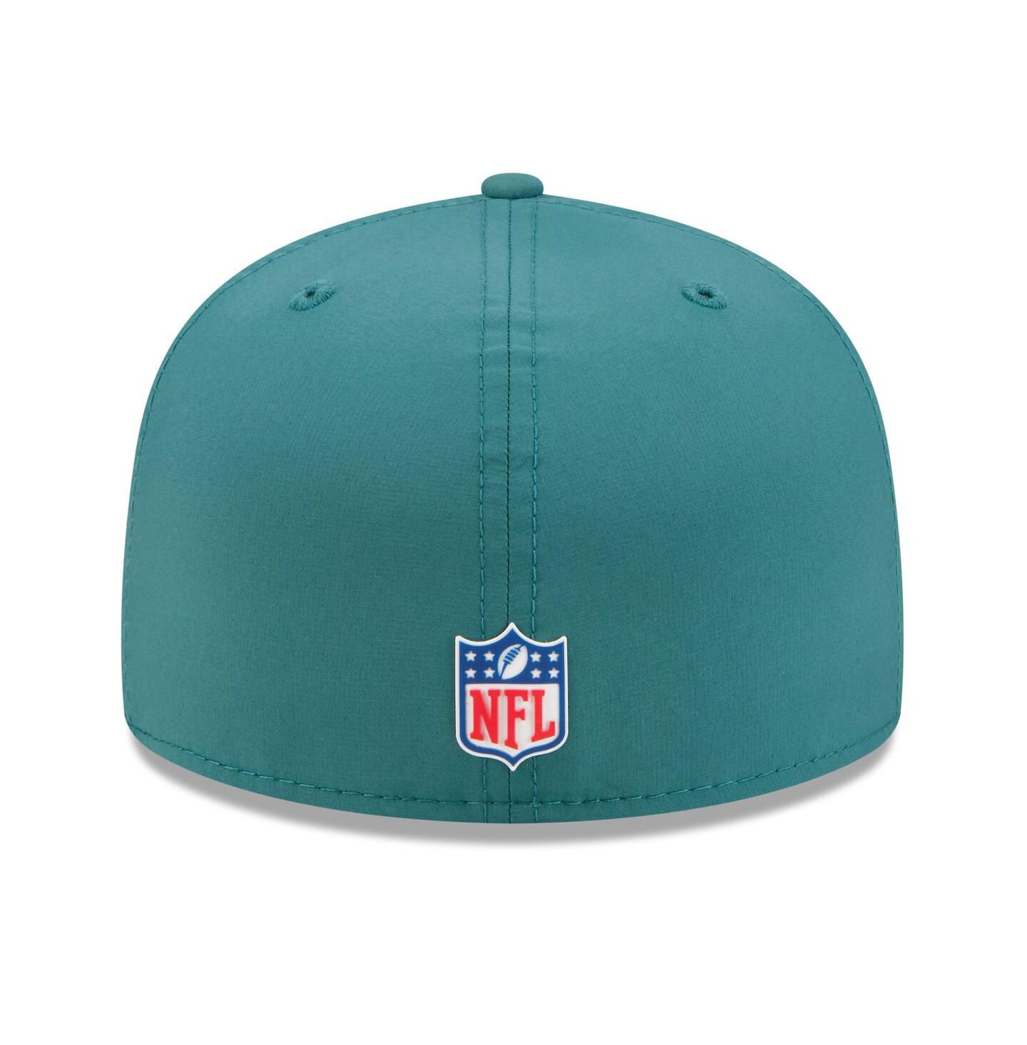 Мужская кепка New Era Midnight Green Philadelphia Eagles 2025 Sideline 59FIFTY Fitted Hat — фото 2