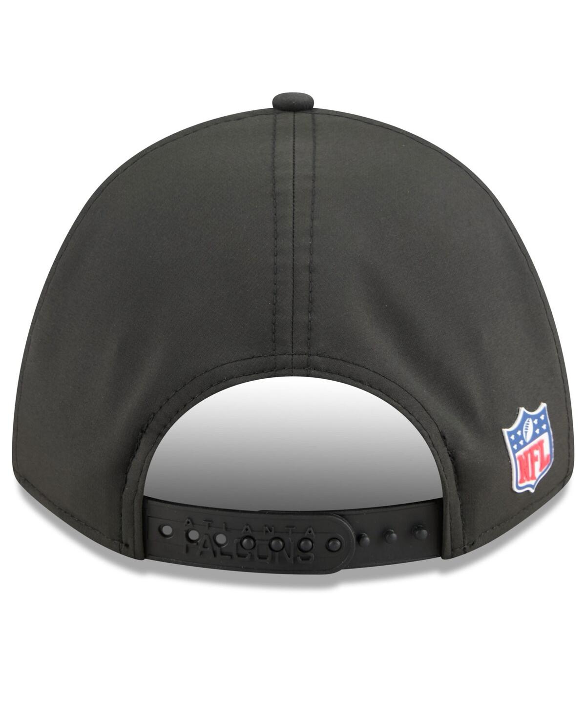 New Era Big Boys And Girls Black Atlanta Falcons 2025 Sideline 9forty Adjustable Hat In Green
