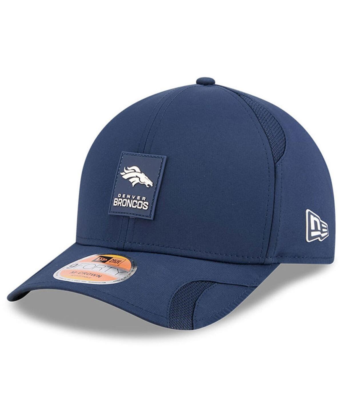 New Era Big Boys And Girls Navy Denver Broncos 2025 Sideline 9forty Adjustable Hat In Blue