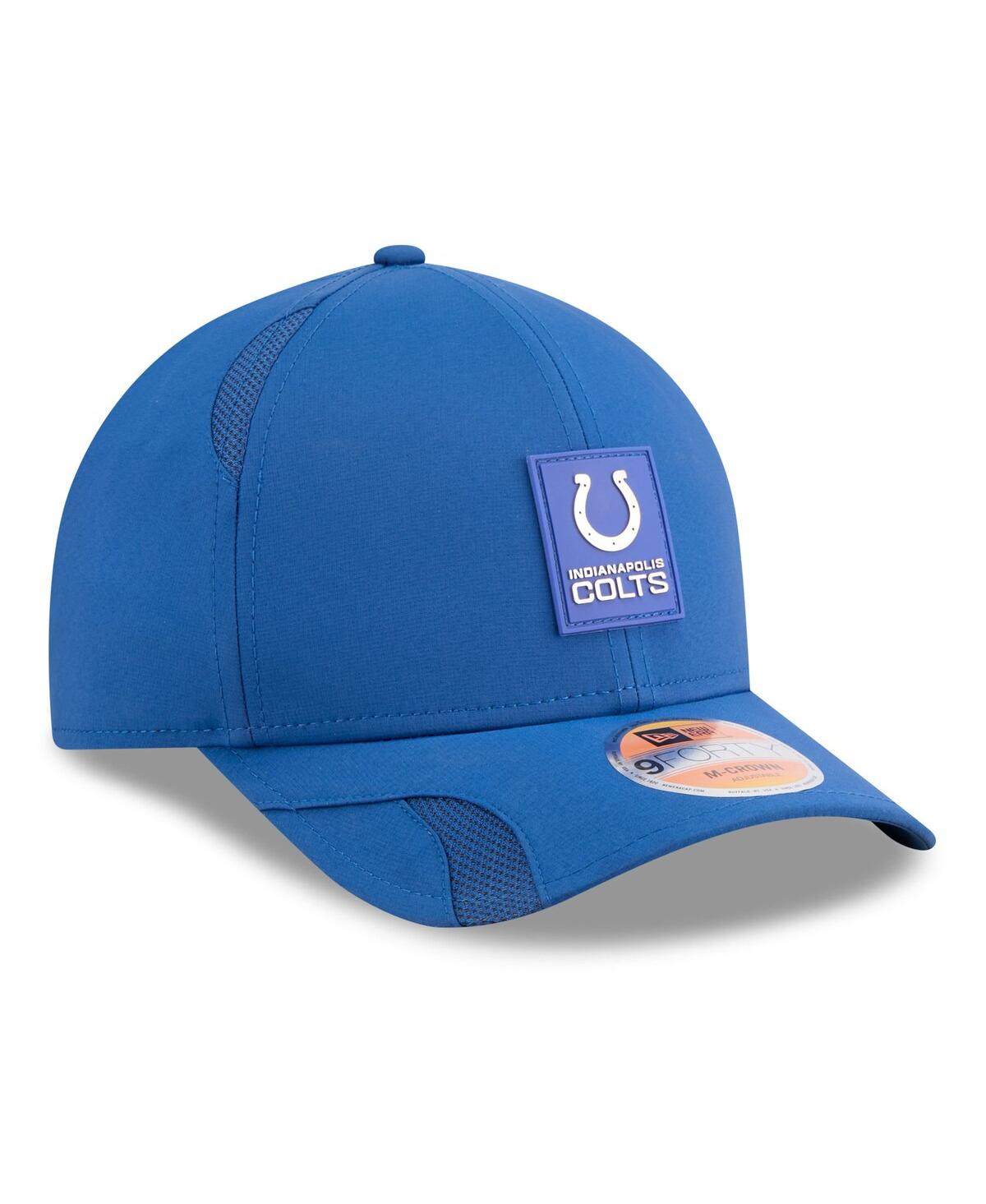 New Era Big Boys And Girls Royal Indianapolis Colts 2025 Sideline 9forty Adjustable Hat In Blue