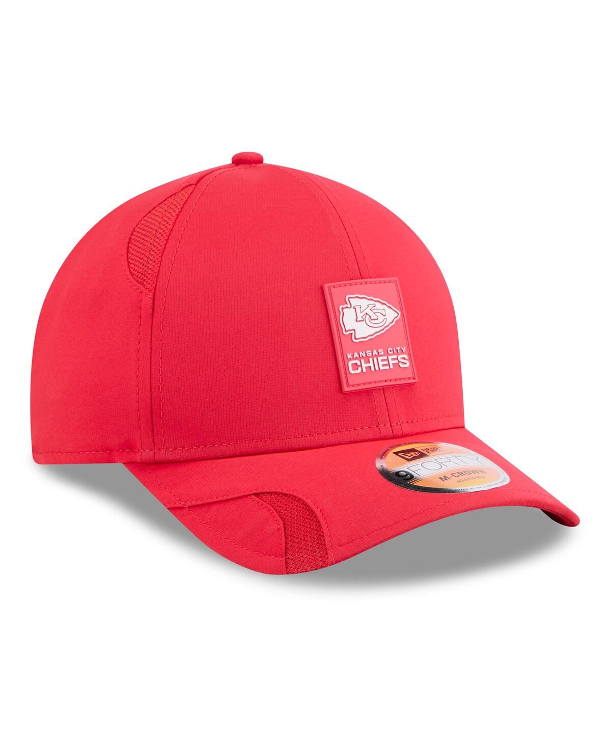 New Era Big Boys And Girls Red Kansas City Chiefs 2025 Sideline 9forty Adjustable Hat In Red
