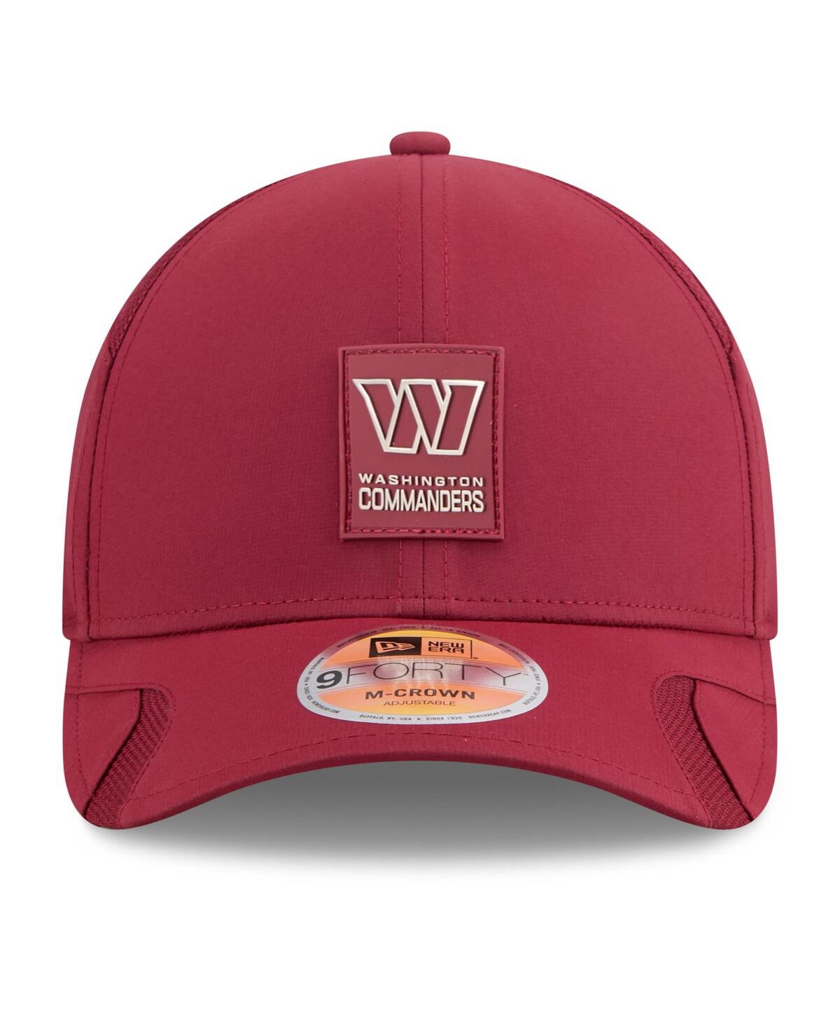 New Era Big Boys And Girls Burgundy Washington Commanders 2025 Sideline 9forty Adjustable Hat In Burgundy