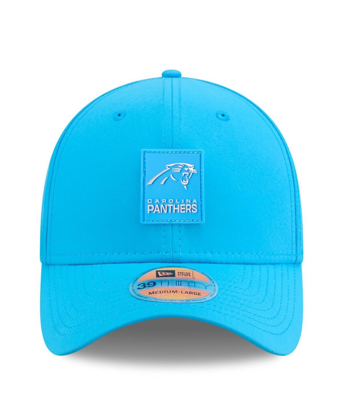 New Era Men's Blue Carolina Panthers 2025 Sideline 39thirty Flex Hat In Blue