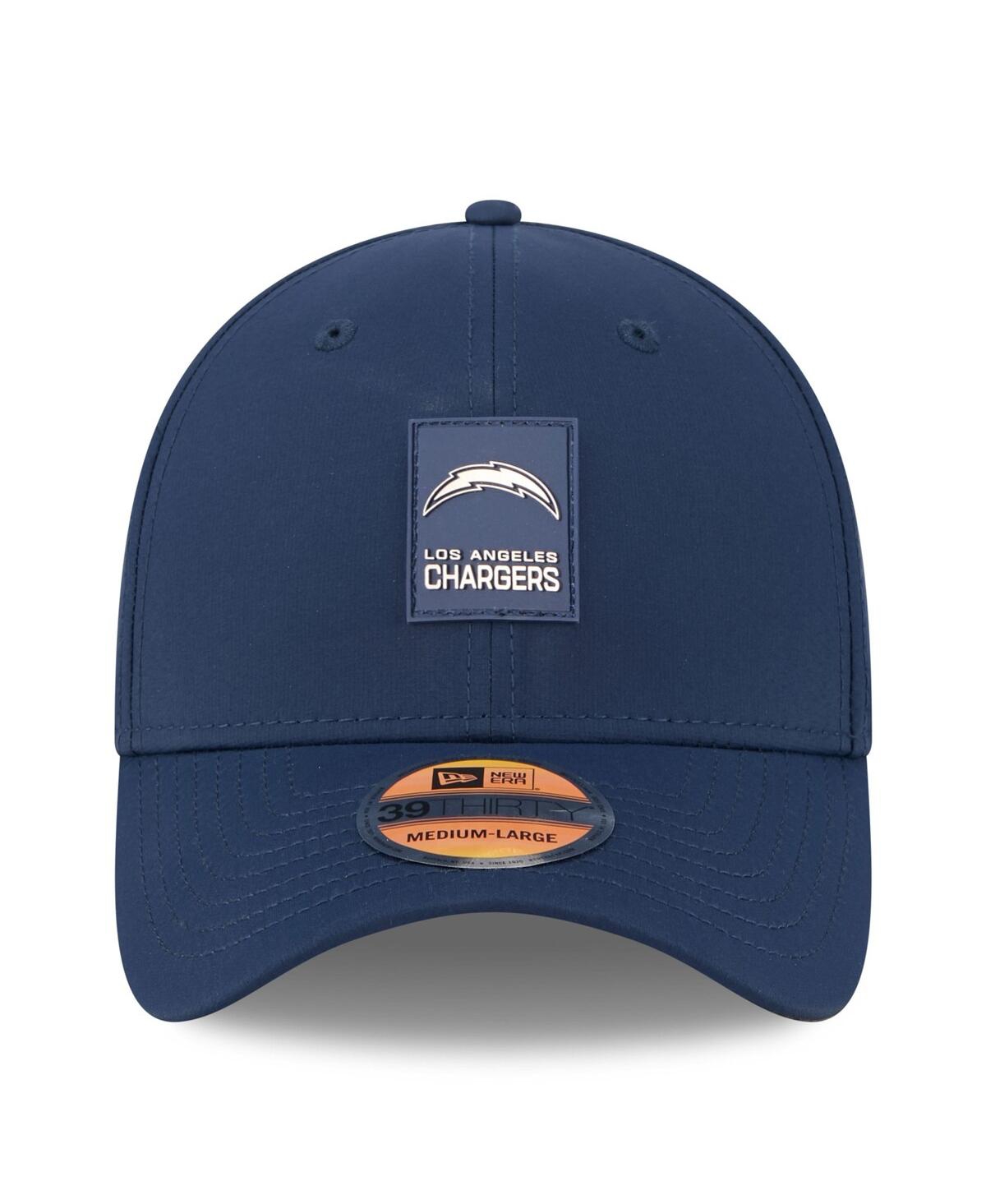 New Era Men's Navy Los Angeles Chargers 2025 Sideline 39thirty Flex Hat In Blue