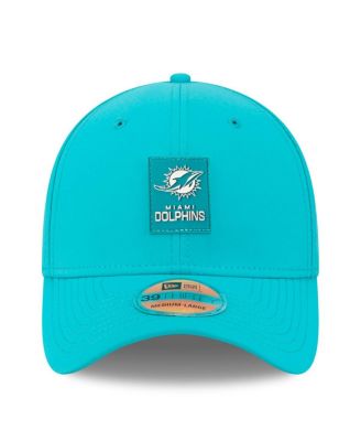 Men's Aqua Miami Dolphins 2025 Sideline 39THIRTY Flex Hat