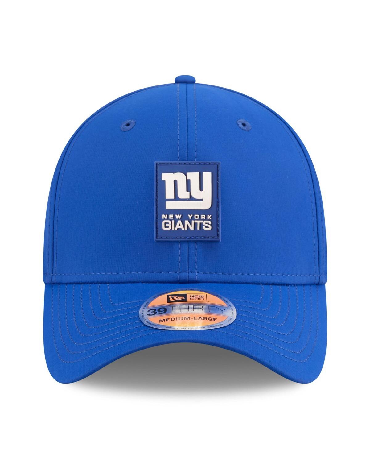 New Era Men's Royal New York Giants 2025 Sideline 39thirty Flex Hat In Blue