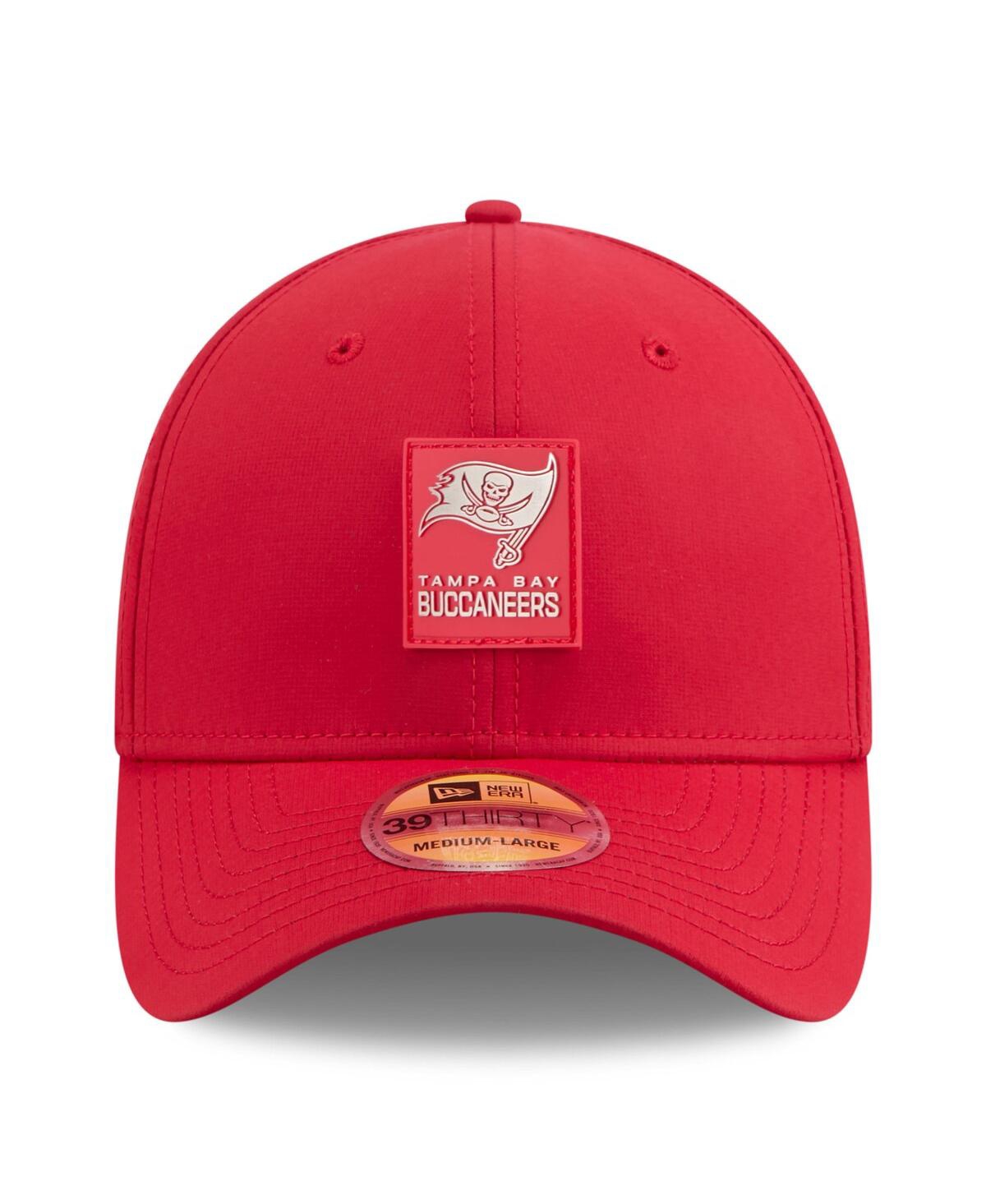 New Era Men's Red Tampa Bay Buccaneers 2025 Sideline 39thirty Flex Hat In Red