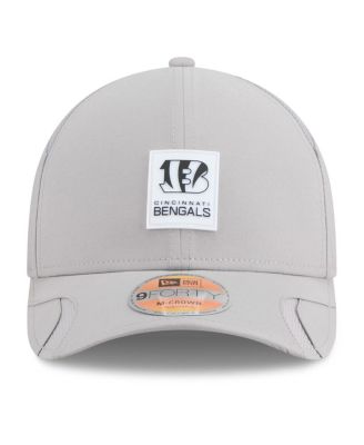 Men's Gray Cincinnati Bengals 2025 Sideline M-Crown 9FORTY Adjustable Hat