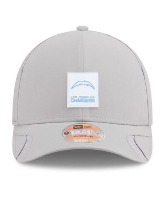 Men's Gray Los Angeles Chargers 2025 Sideline M-Crown 9FORTY Adjustable Hat