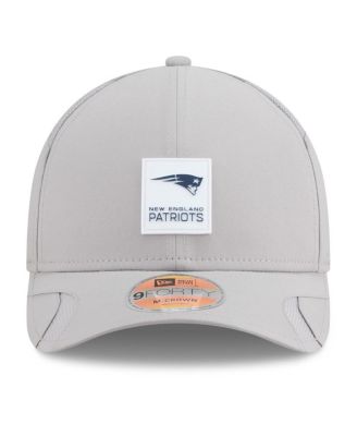 Men's Gray New England Patriots 2025 Sideline M-Crown 9FORTY Adjustable Hat