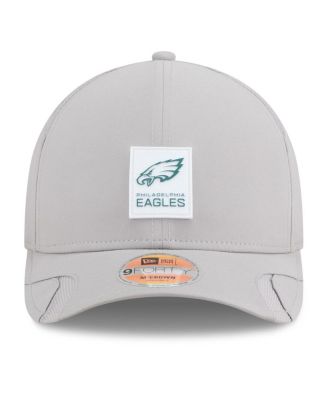Men's Gray Philadelphia Eagles 2025 Sideline M-Crown 9FORTY Adjustable Hat