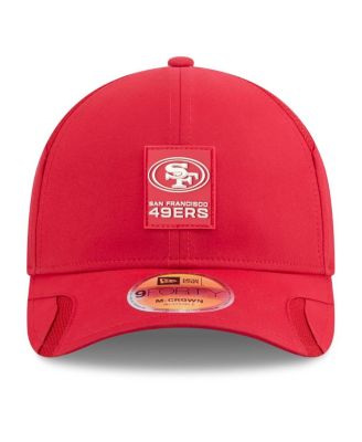 Men's Scarlet San Francisco 49ers 2025 Sideline M-Crown 9FORTY Adjustable Hat