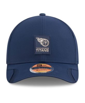 Men's Navy Tennessee Titans 2025 Sideline M-Crown 9FORTY Adjustable Hat