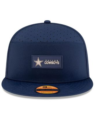 Men's Navy Dallas Cowboys 2025 Sideline Split Panel 9FIFTY Snapback Hat