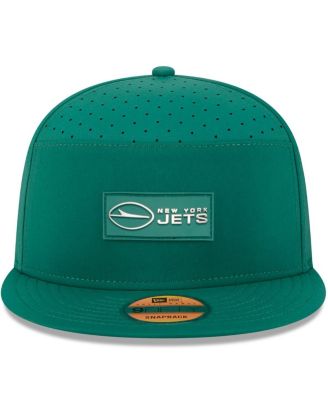 Men's Green New York Jets 2025 Sideline Split Panel 9FIFTY Snapback Hat