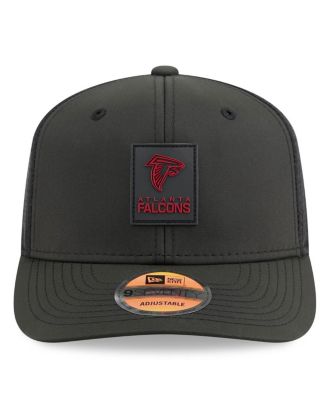 Men's Black Atlanta Falcons 2025 Sideline 9SEVENTY Trucker Adjustable Hat