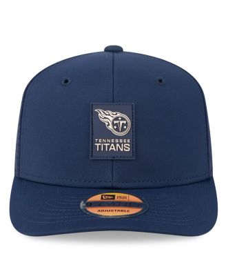Men's Navy Tennessee Titans 2025 Sideline 9SEVENTY Trucker Adjustable Hat