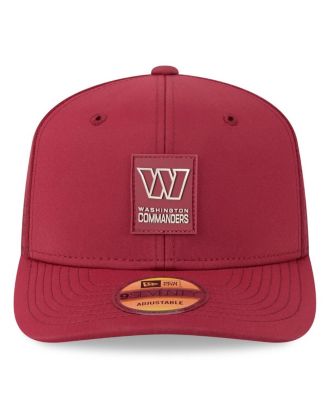 Men's Burgundy Washington Commanders 2025 Sideline 9SEVENTY Trucker Adjustable Hat