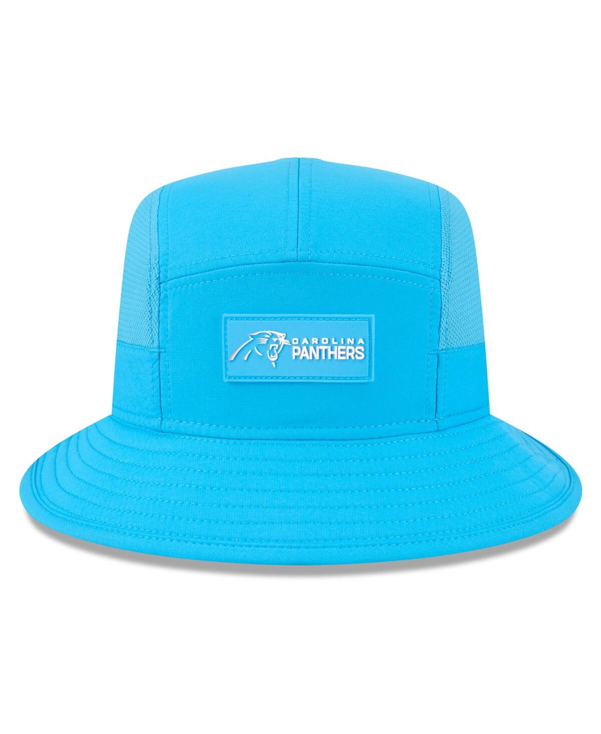 New Era Men's Blue Carolina Panthers 2025 Sideline Bucket Hat In Blue