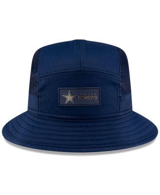 Men's Navy Dallas Cowboys 2025 Sideline Bucket Hat