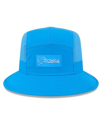 Men's Blue Detroit Lions 2025 Sideline Bucket Hat