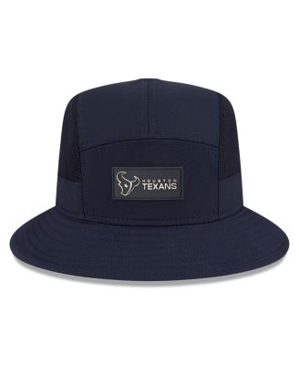 Men's Navy Houston Texans 2025 Sideline Bucket Hat