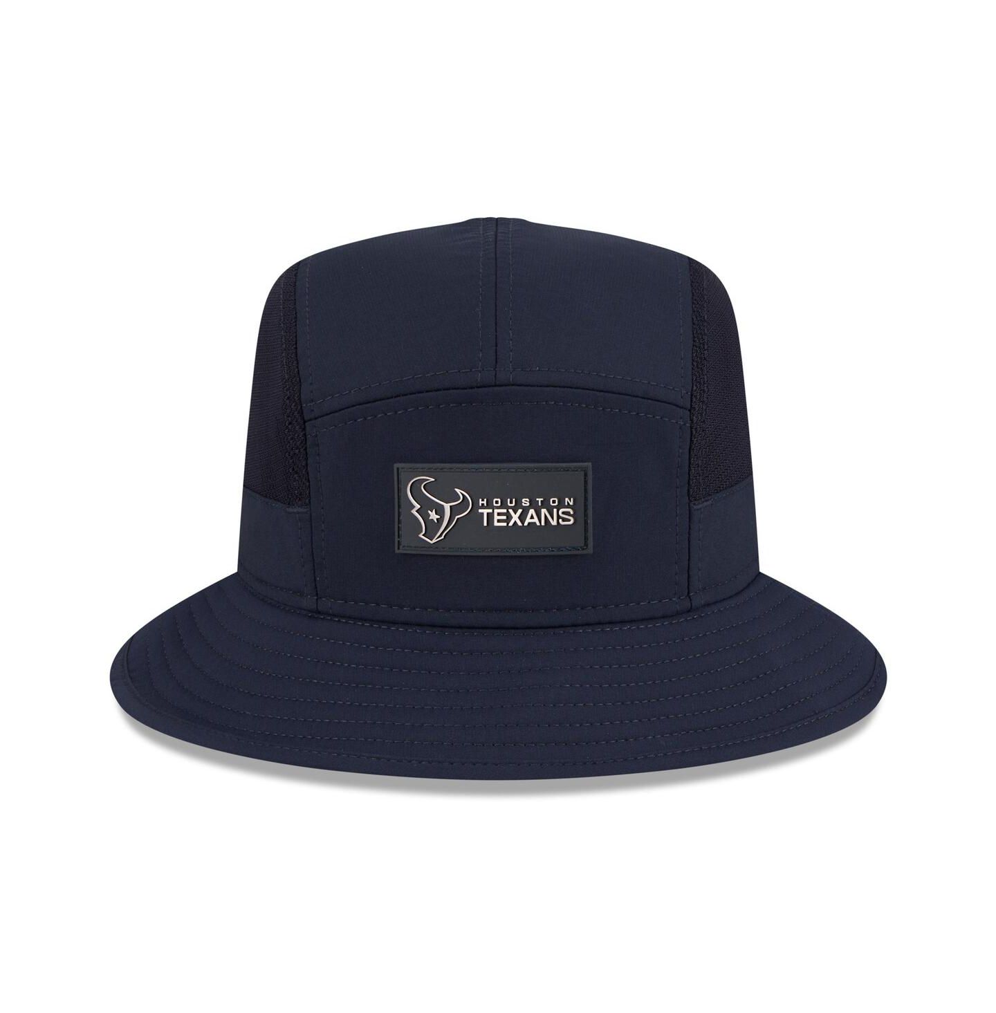 Мужская панама New Era Navy Houston Texans 2025 Sideline Bucket Hat — фото 5