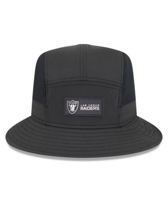 Men's Black Las Vegas Raiders 2025 Sideline Bucket Hat