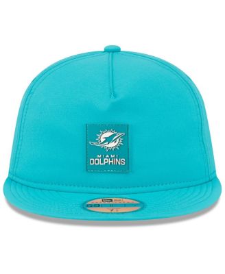 Men's Aqua Miami Dolphins 2025 Sideline Retro Crown 59FIFTY Fitted Hat
