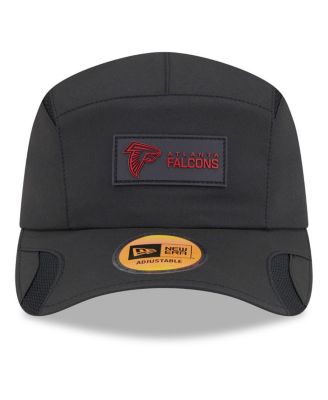 Men's Black Atlanta Falcons 2025 Sideline Runner Adjustable Hat