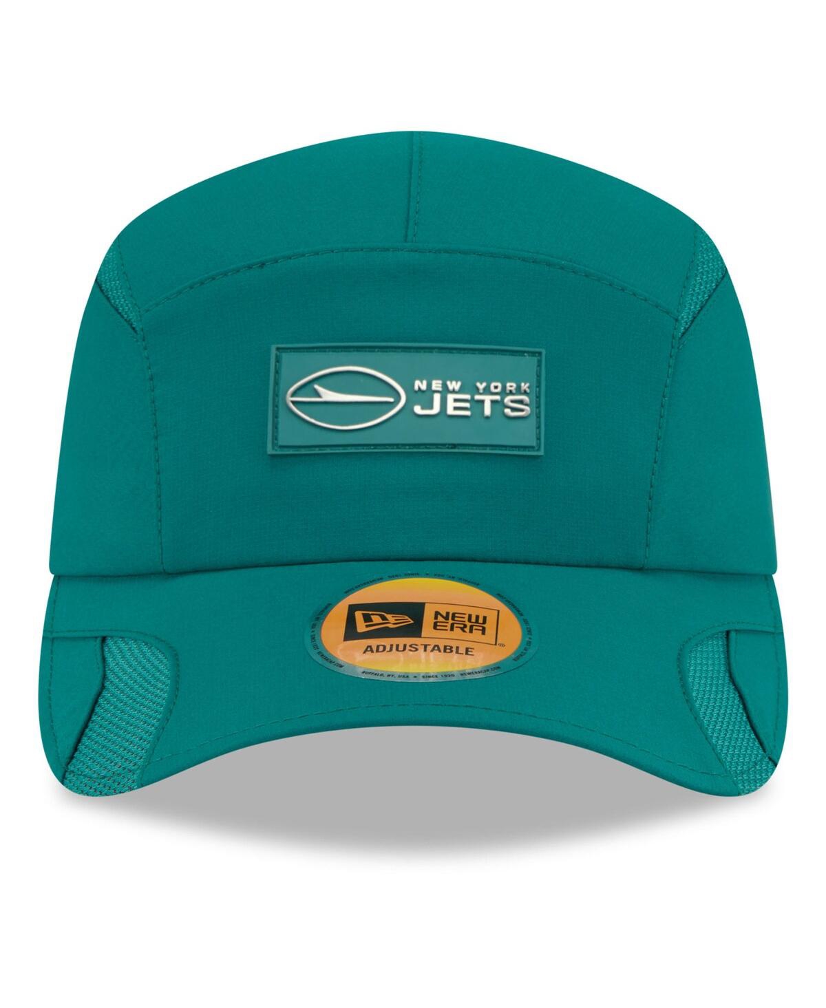 New Era Men's Green New York Jets 2025 Sideline Runner Adjustable Hat In Green