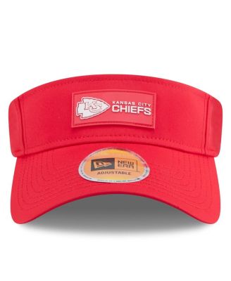 Men's Red Kansas City Chiefs 2025 Sideline Visor Hat