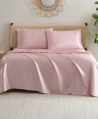 Silky Satin 4-Pc. Sheet Set, King