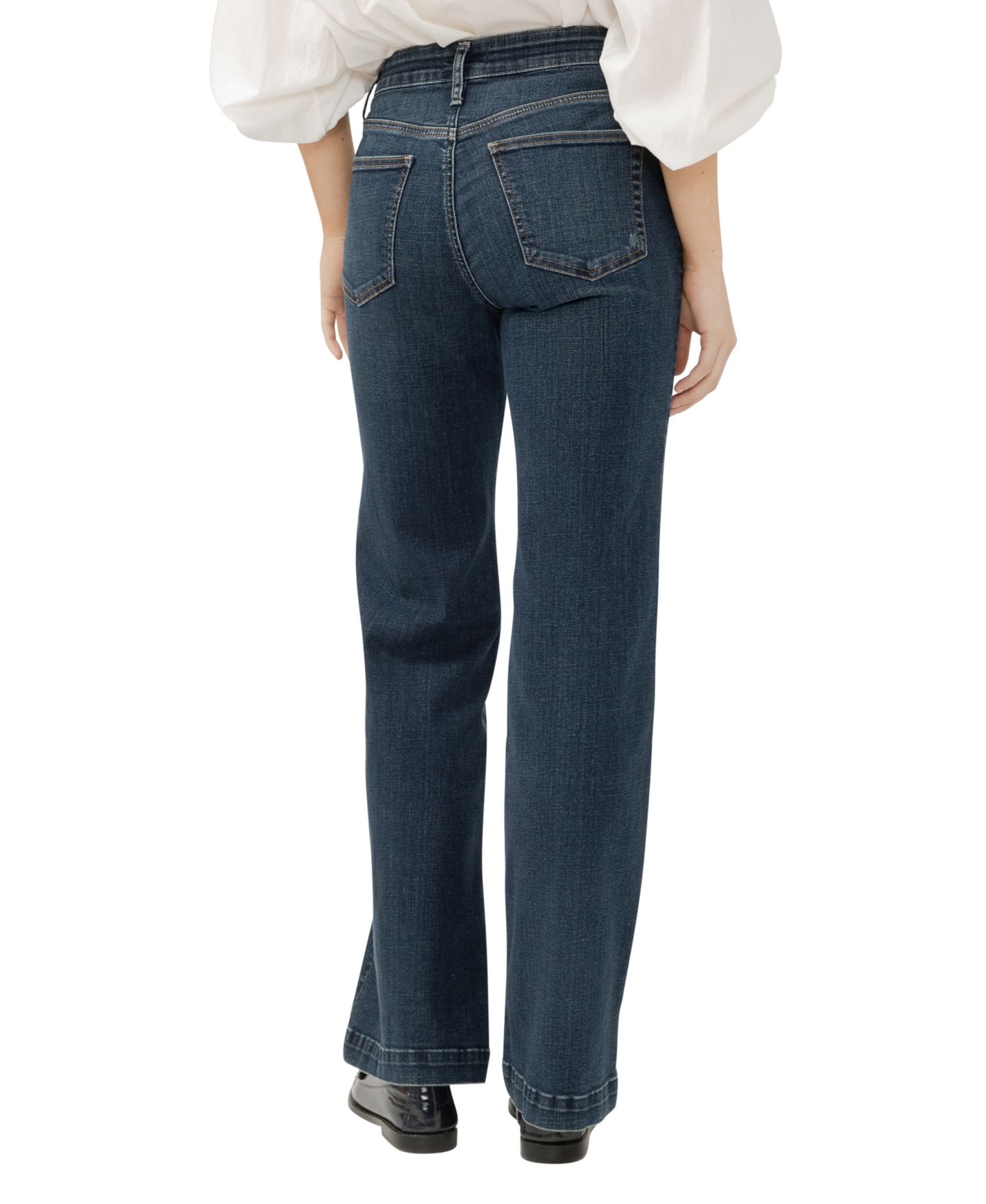 Женские джинсы Silver Jeans Co. Avery High Rise Curvy Fit Trouser Leg, цвет: Soul — фото 3