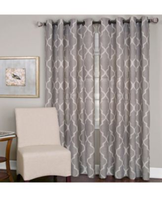 Medalia Geometric Window Curtain Panel