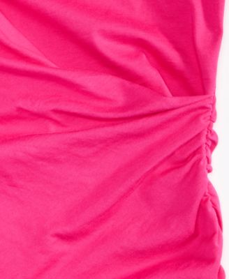 Women's Cotton Twist-Front Cap-Sleeve Top, Macy's Exclusive