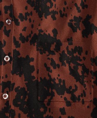 Women's Animal-Print Cardigan, Macy's Exclusive