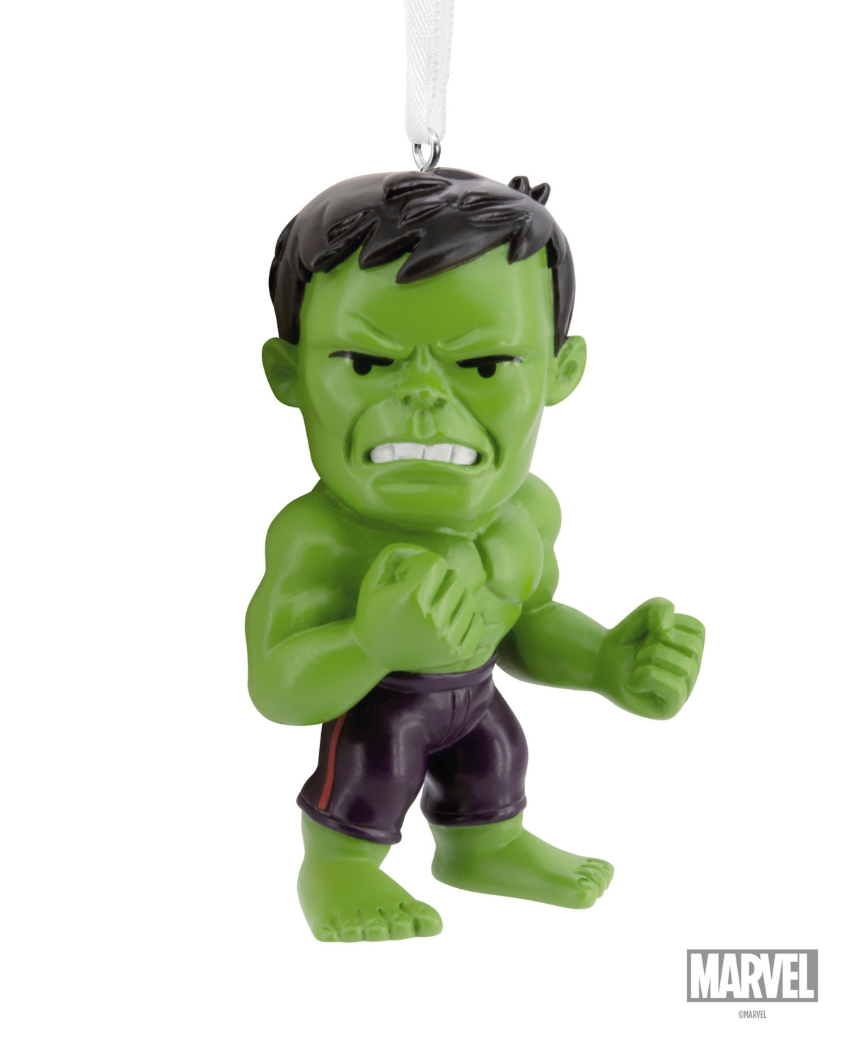 Hallmark Marvel Hulk Stylized Christmas Tree Ornament In Multi