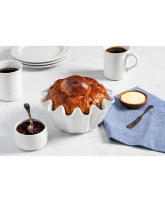 Stoneware Ruffle 1.4 Qt. Brioche Baker