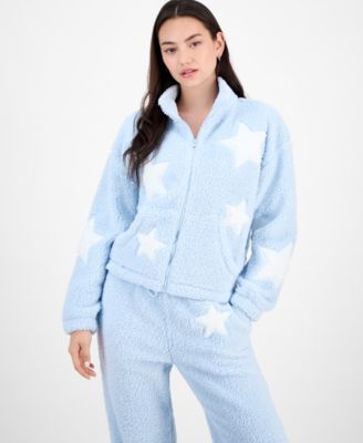 Juniors' Sherpa Fleece Zip-Up Jacket