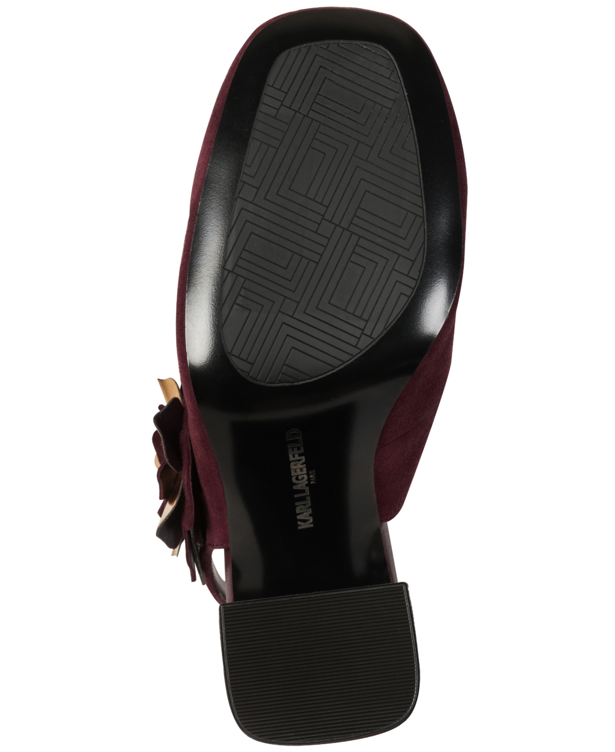 Karl Lagerfeld Pierra Slingback Pump In Burgundy