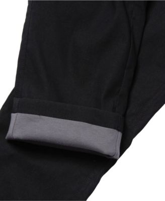 Boys Iron Knee Stretch Jersey Lined Pull On Pants