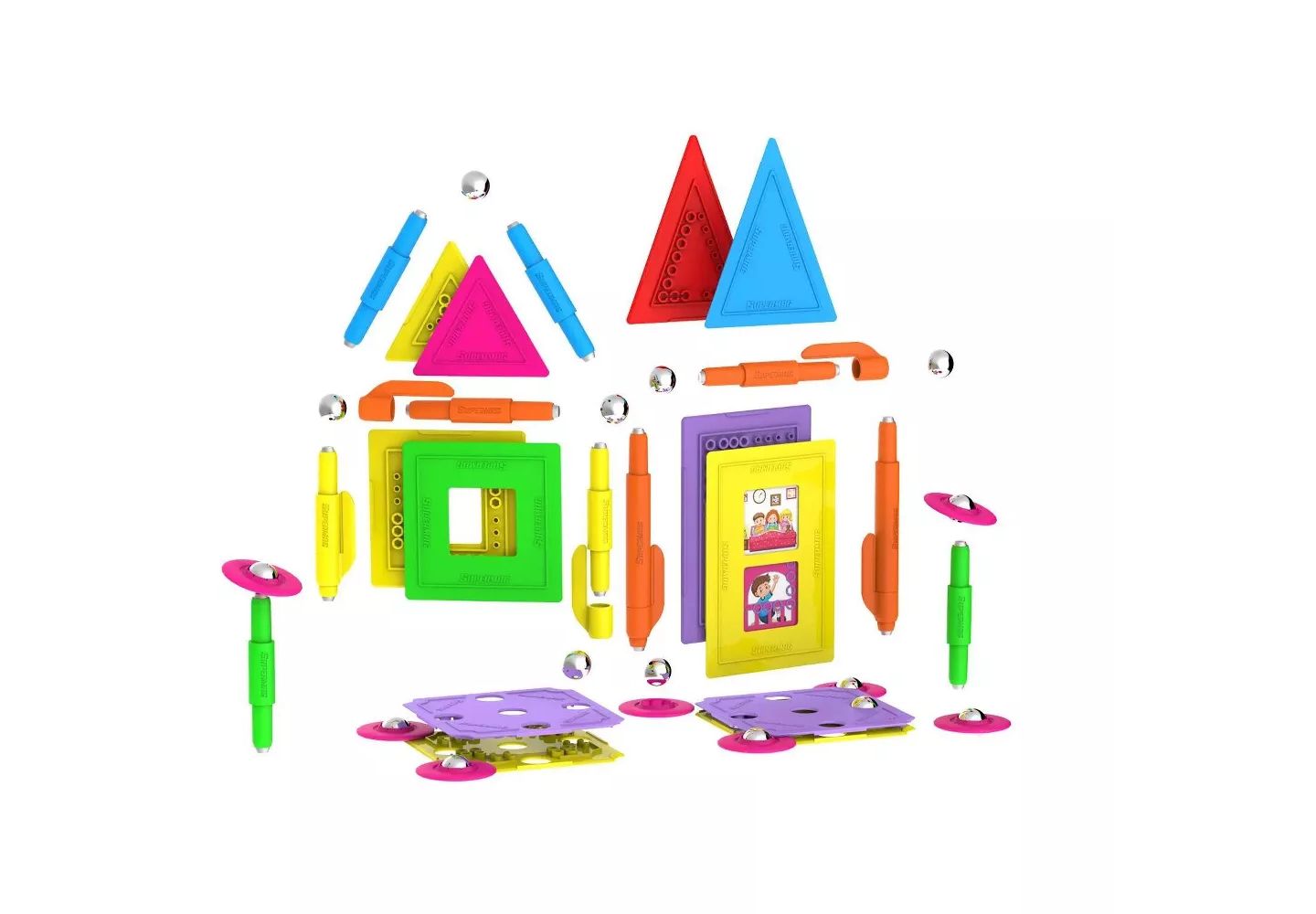 Детский конструктор Tinamiri SuperMag House 55, цвет: Open Miscellaneous — фото 4