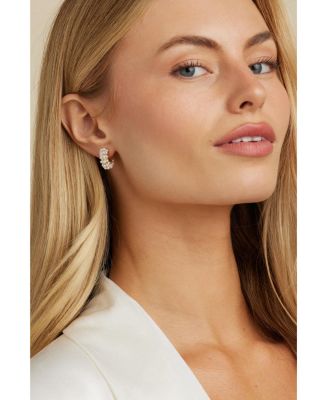 Millie Mini Pearl Hoops